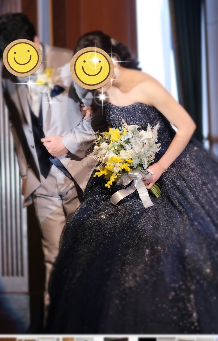 2月に結婚式の日を迎えられました